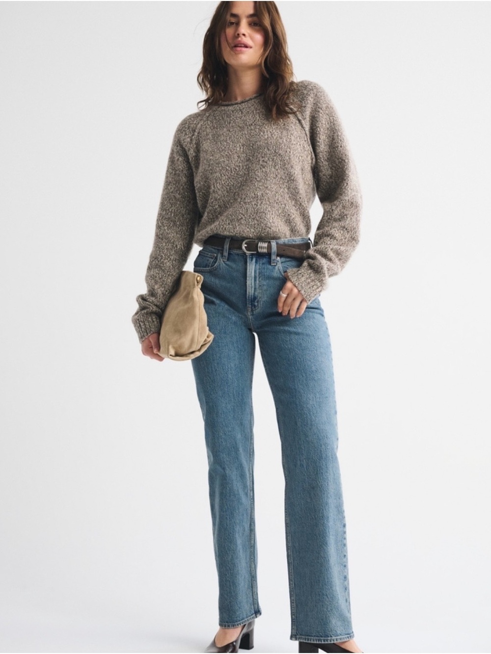 ABERCROMBIE & FITCH HIGH RISE 90s RELAXED JEAN